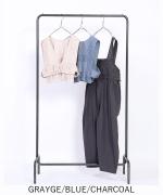 ハンドスモッキングコットンポプリン　サロペット